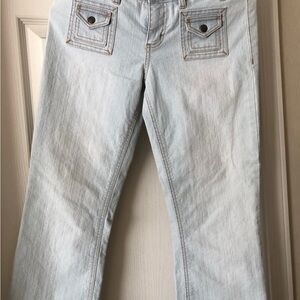 Mudd Light Blue Boot Cut Jeans capri size 5
